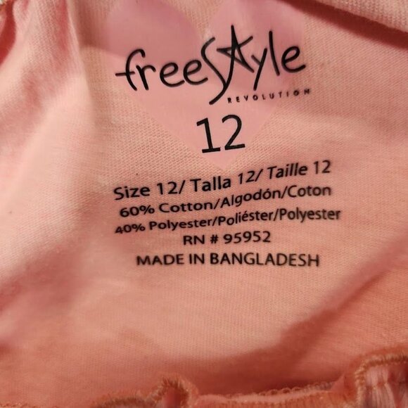 Freestyle Revolution Girls Graphic Mix and Match‎ Outfit Set, 6-Piece - Size 12 - Picture 6 of 14